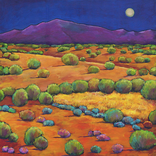 Midnight Sagebrush — desert landscape